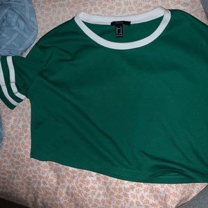 Green Crop Top